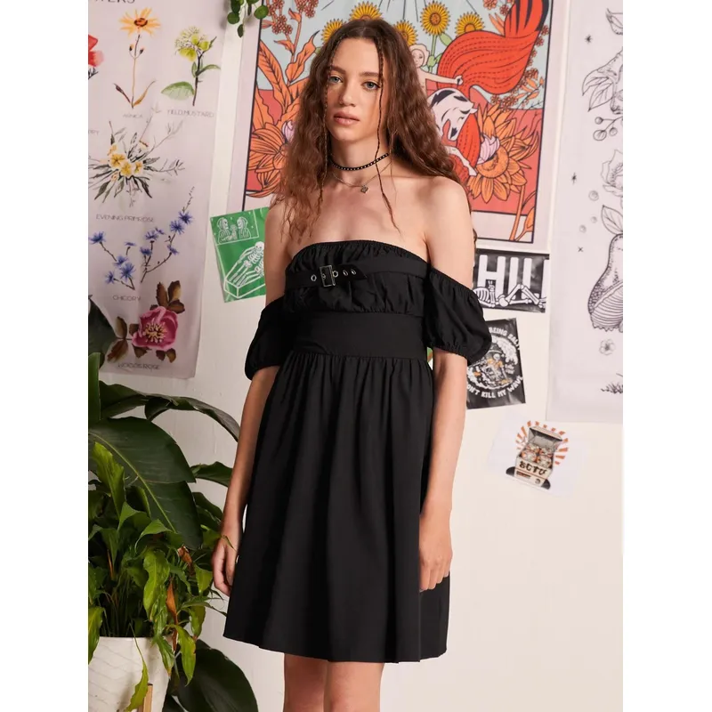 GENERICO - VESTIDO  LOLITAS KAWAII CON MANGA