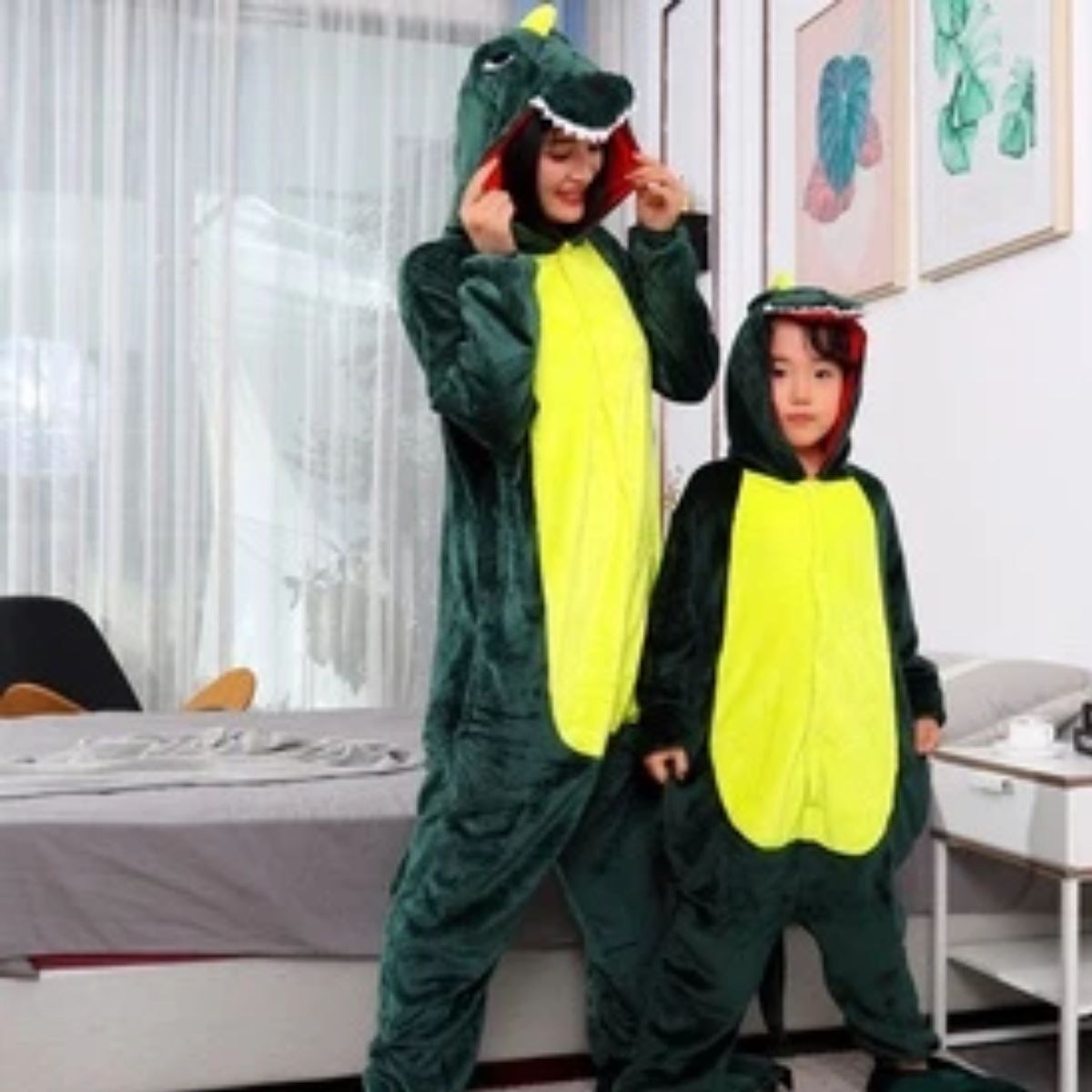 GENERICO - Pijama Disfraz Importada de Dinosaurio Dragón Onesie