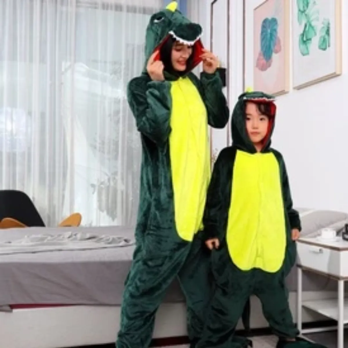 GENERICO - Pijama Disfraz Importada de Dinosaurio Dragón Onesie