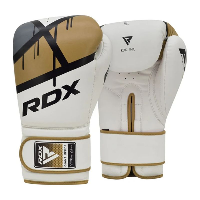 RDX - Guantes de Boxeo RDX F7 Ego White 14 Onzas
