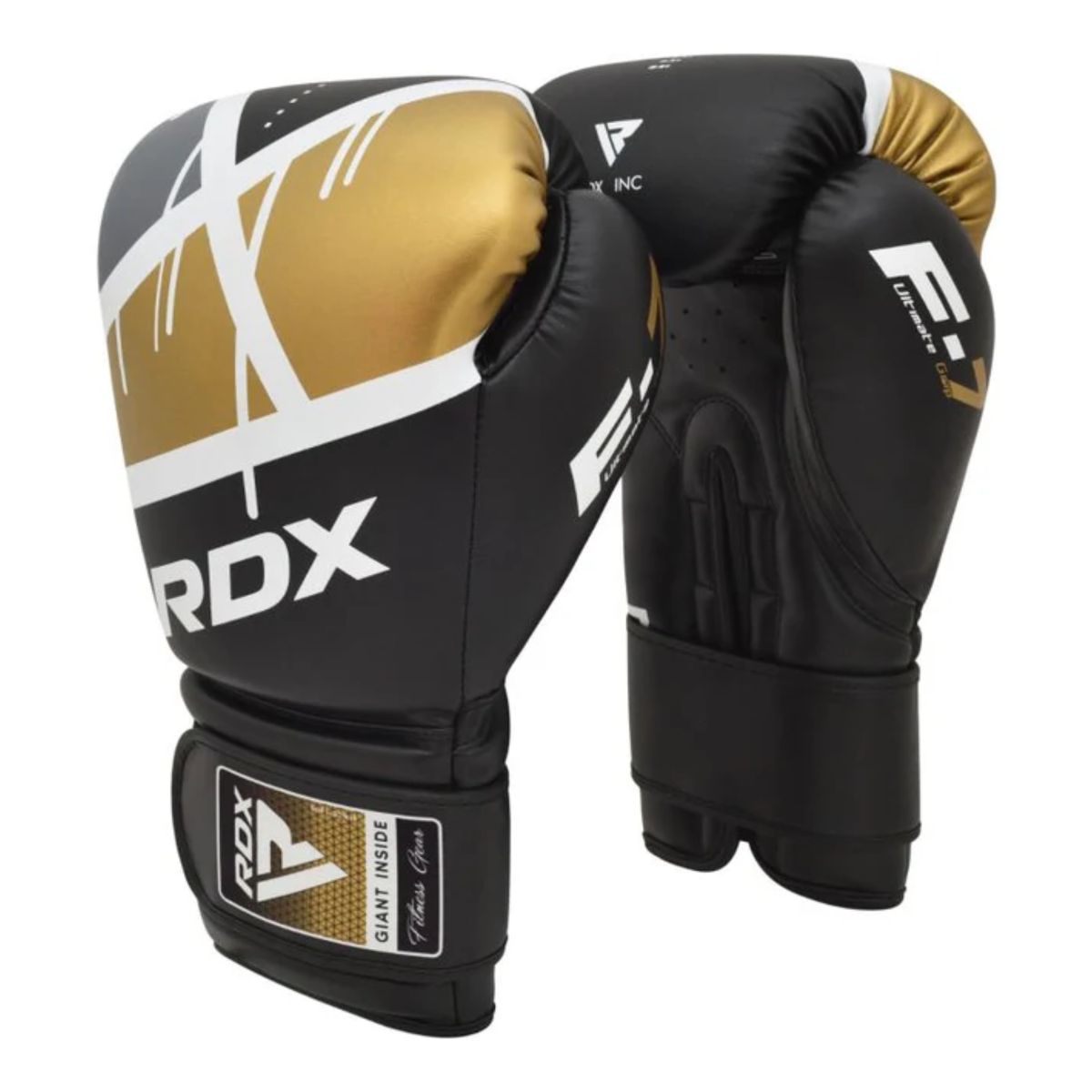 RDX - Guantes de Boxeo RDX F7 Ego Black 12 Onzas