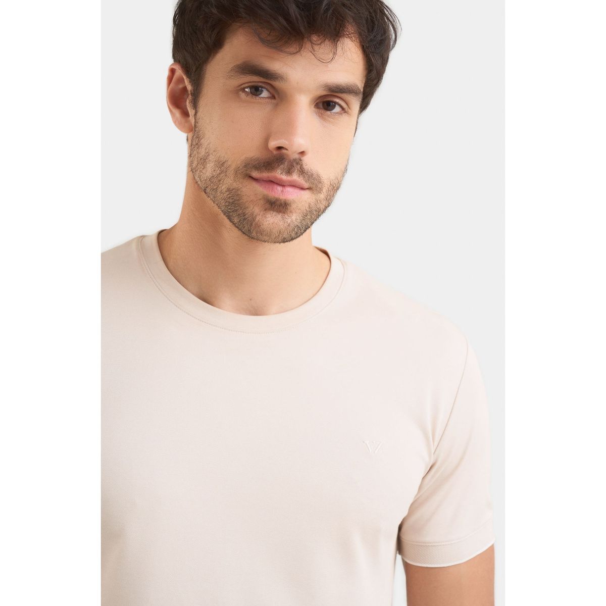 VELEZ - Vélez Polo Micropima Arizona Para Hombre Semi Ajustada Beige