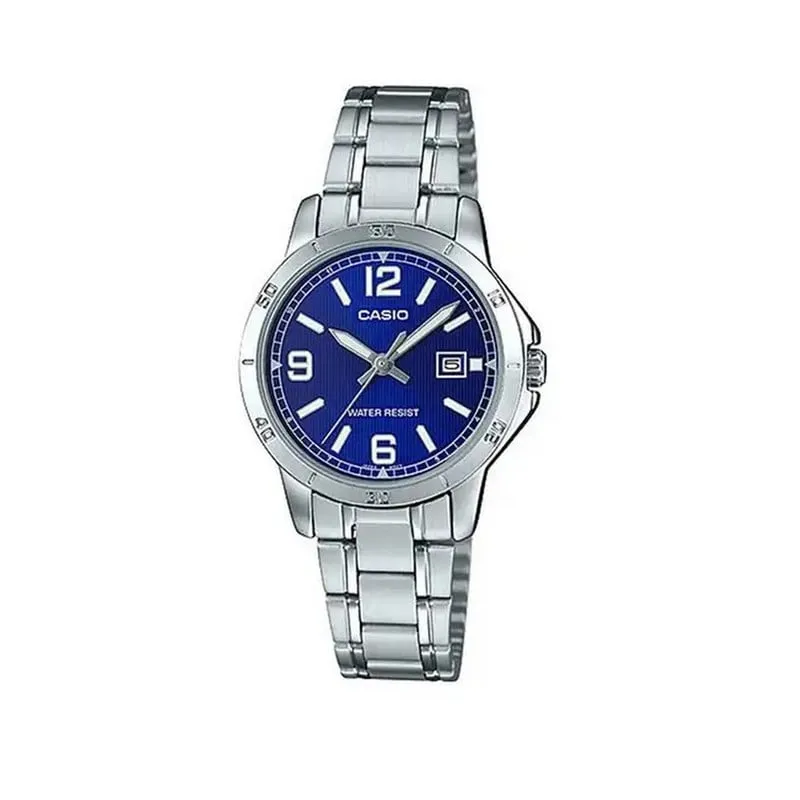 CASIO - Reloj Casio Analogo LTP-V004D-2BUDF Mujer_.