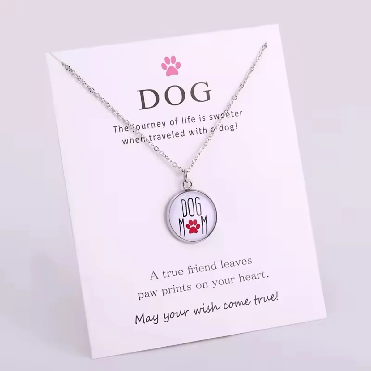 GENERICO - Collar redondo dog mom dog lover