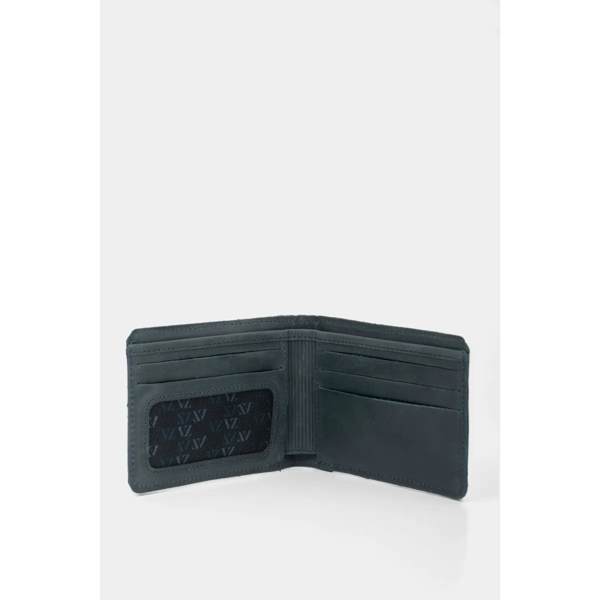 VELEZ - Vélez Billetera Lines De Cuero Contrastes Rojo