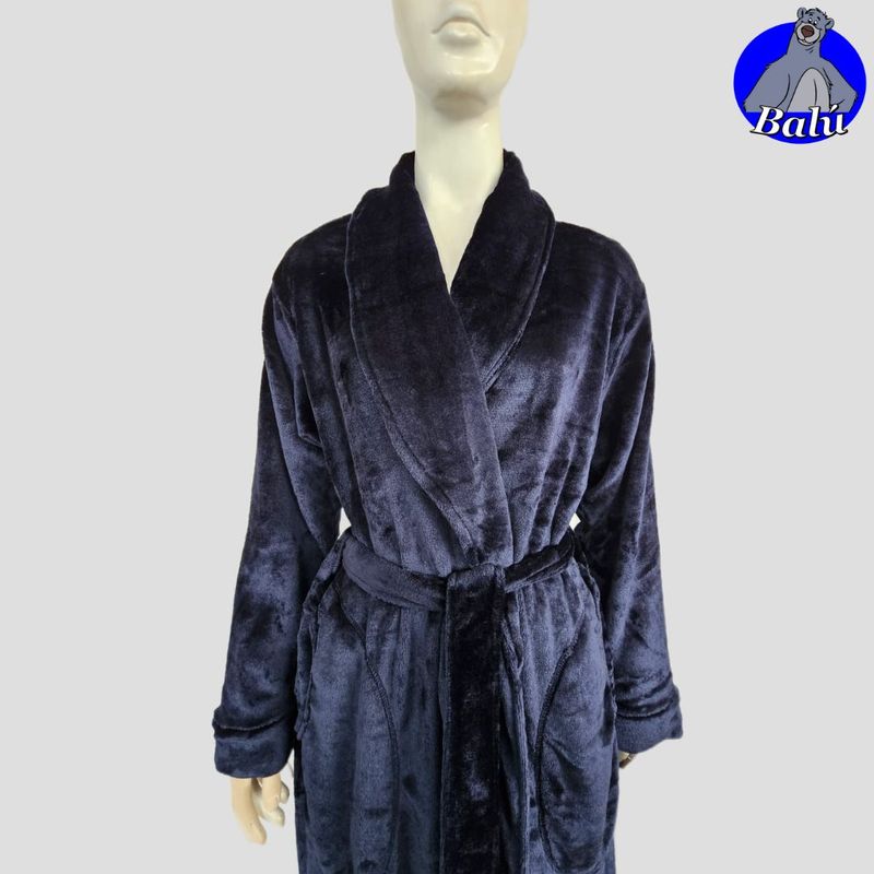 GENERICO - Salida de cama larga en felpa