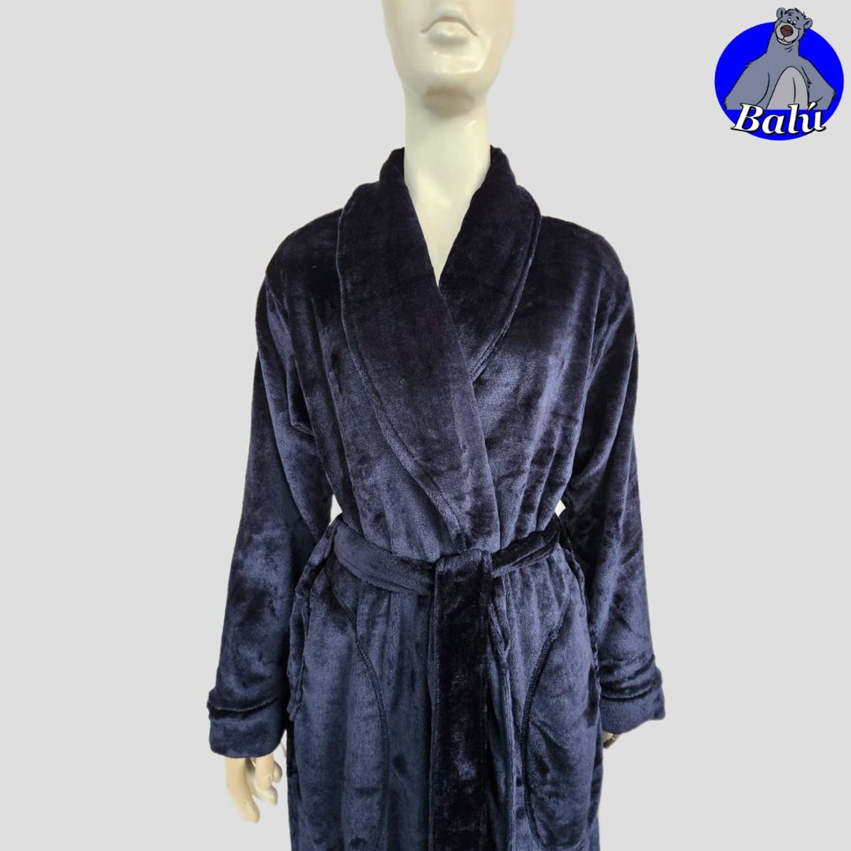 GENERICO - Salida de cama larga en felpa