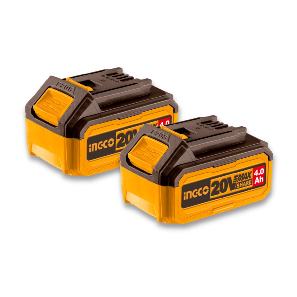 INGCO TOOLS - Combo de 2 baterias de litio de 4ah Industrial Ingco