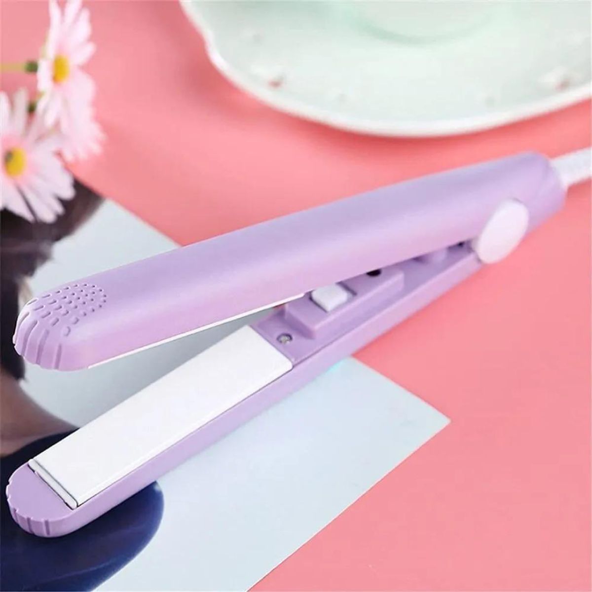 OEM - Mini Plancha de Cabello Morado