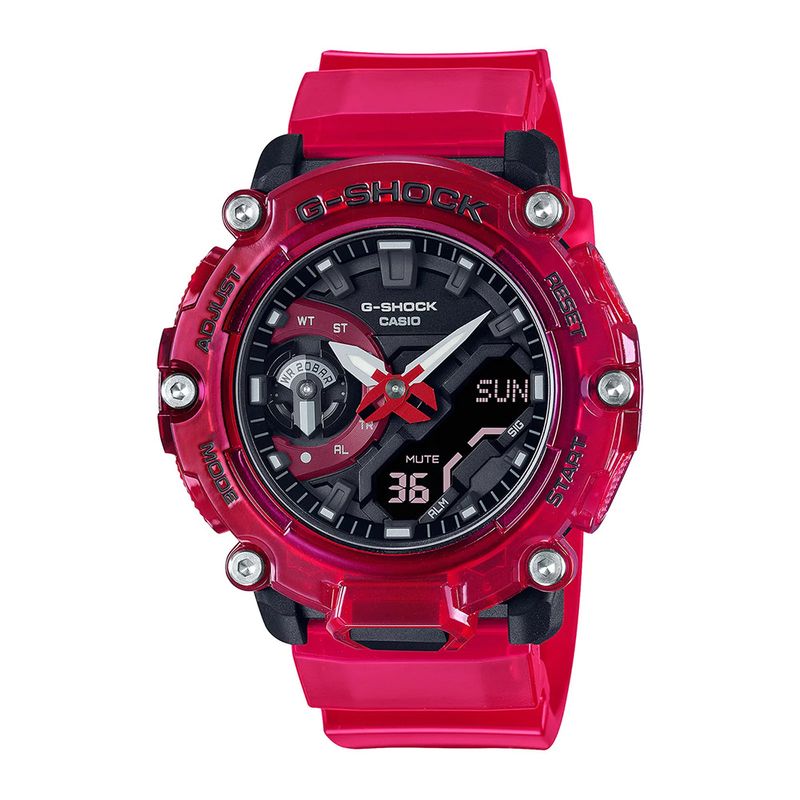 G-SHOCK - Reloj G-SHOCK GA-2200SKL-4A Rojo