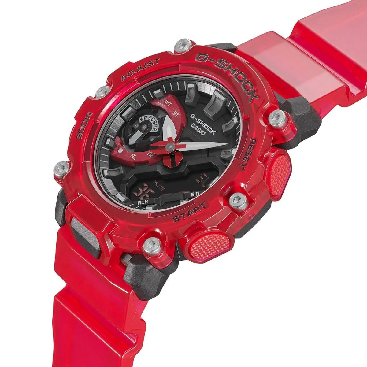 G-SHOCK - Reloj G-SHOCK GA-2200SKL-4A Rojo
