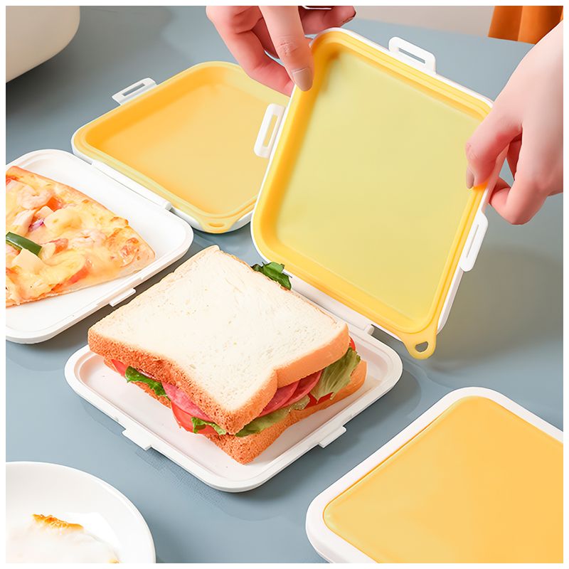 KELLER - Táper para Sandwich Amarillo A88