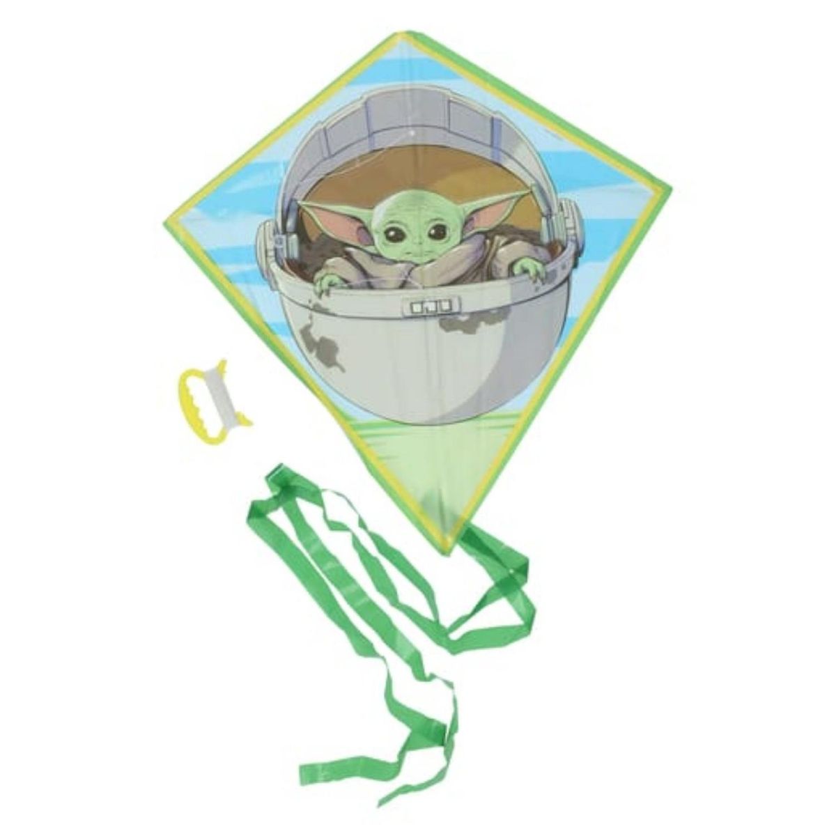 GENERICO - Cometa para niños Star Wars Mandalorian Baby Yoda
