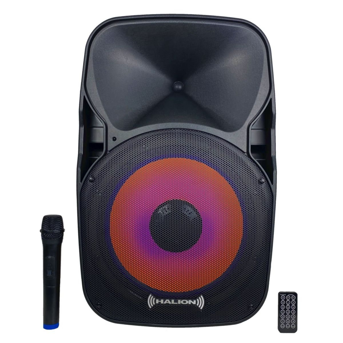 HALION - Parlante Activo Halion RHA 15EB 800W PMPO USB BT Micrófono