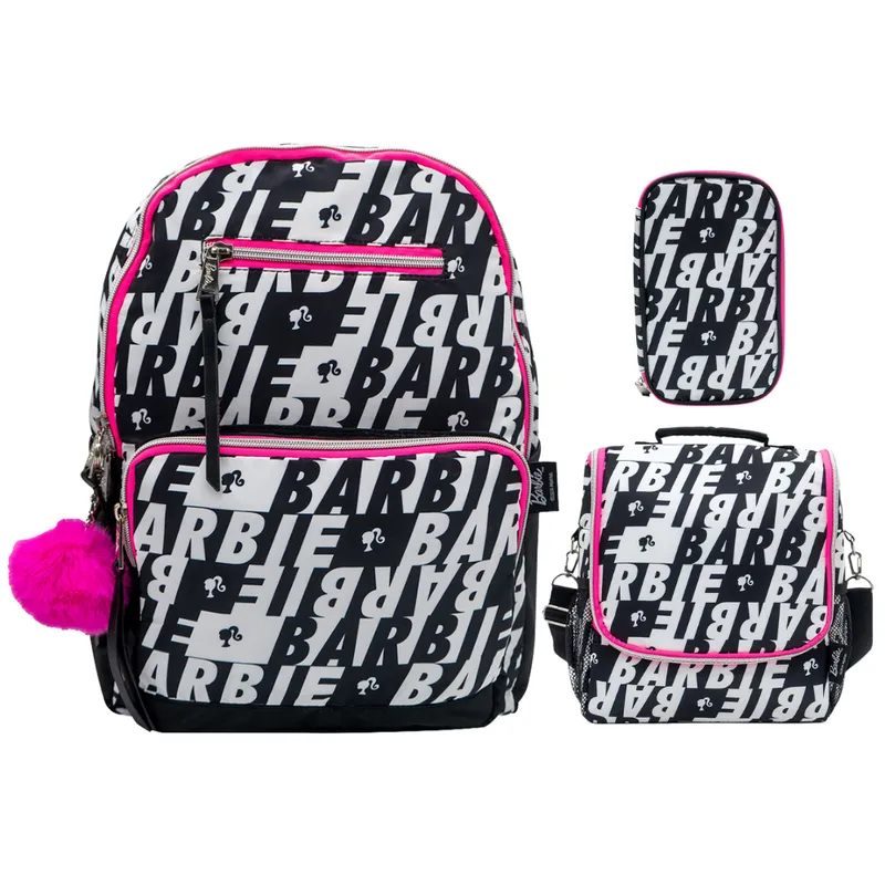 CHILDRENS CLUB - Set Mochila Escolar Teens Barbie