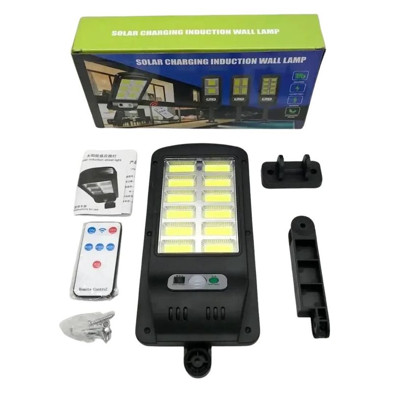 GENERICO - Lámpara Exterior Solar Con Sensor Inteligente Y Control
