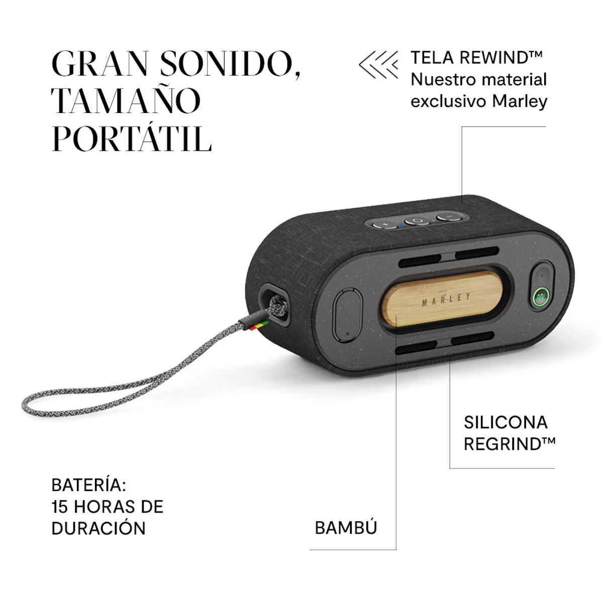 HOUSE OF MARLEY - Parlante Bluetooth House of Marley Get Together 2 Mini