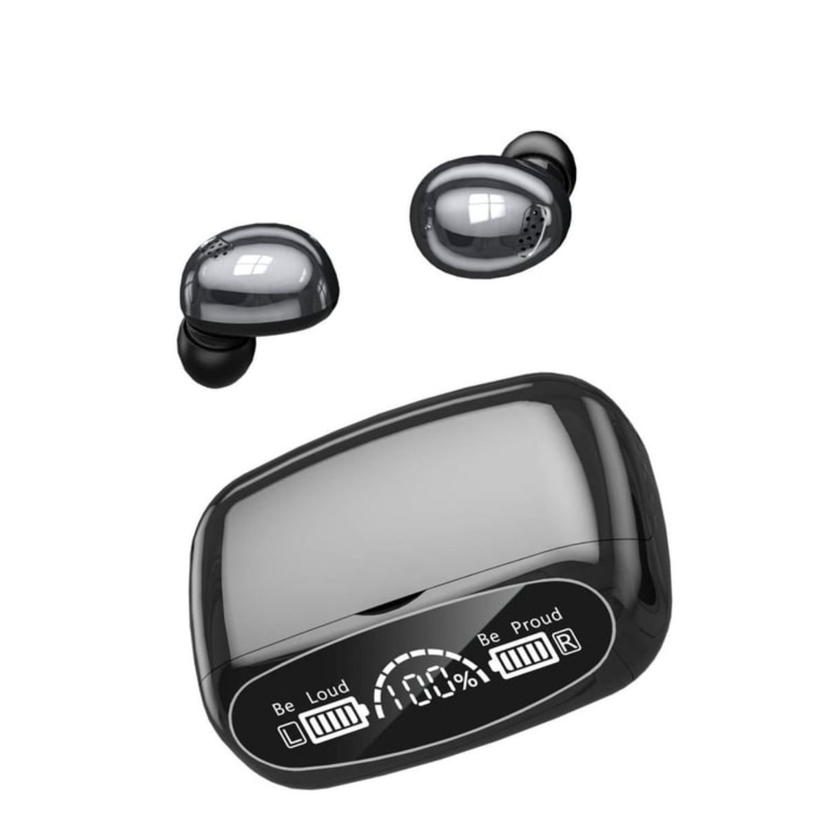 TWS - Audífonos Bluetooth M32 Negro 8Horas Musica continua