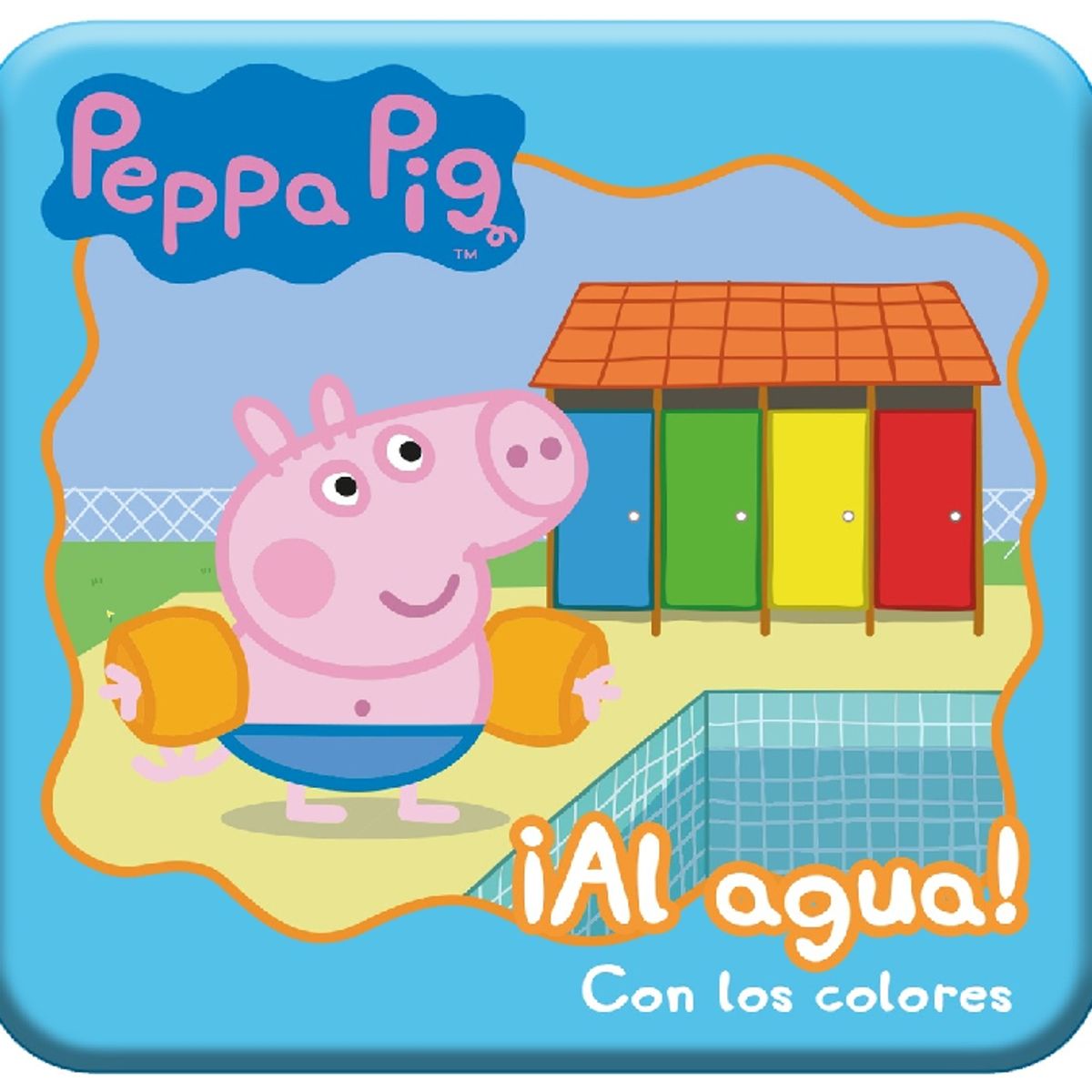 EL GATO DE HOJALATA - Libro infantil Al Agua con Peppa Pig Con los colores