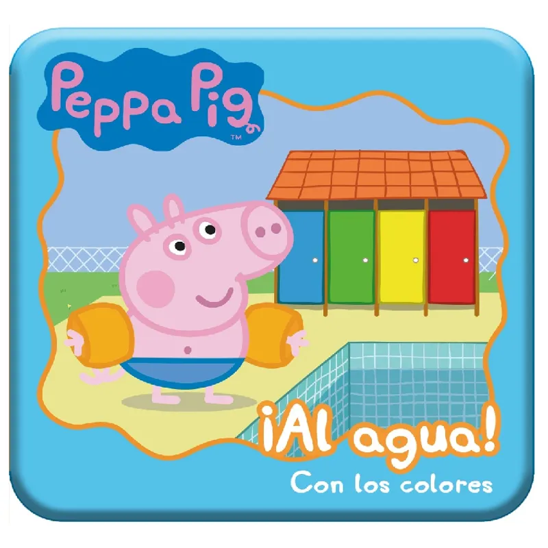 EL GATO DE HOJALATA - Libro infantil Al Agua con Peppa Pig Con los colores