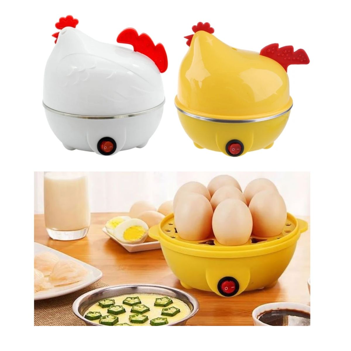 OEM - Gallina Hervidora  Eléctrica de Huevos Automática