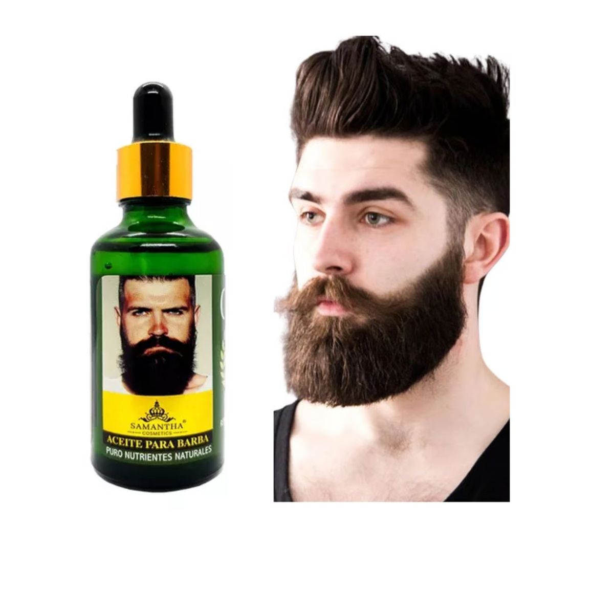 OEM - Aceite Para Barba y Bigote Samantha 50ml