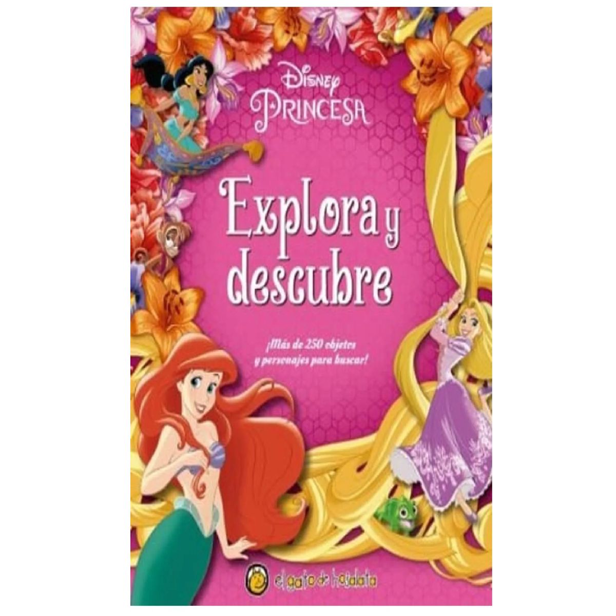 DISNEY CLASICOS - Libro infantil Explora y descubre Princesas Disney + stickers