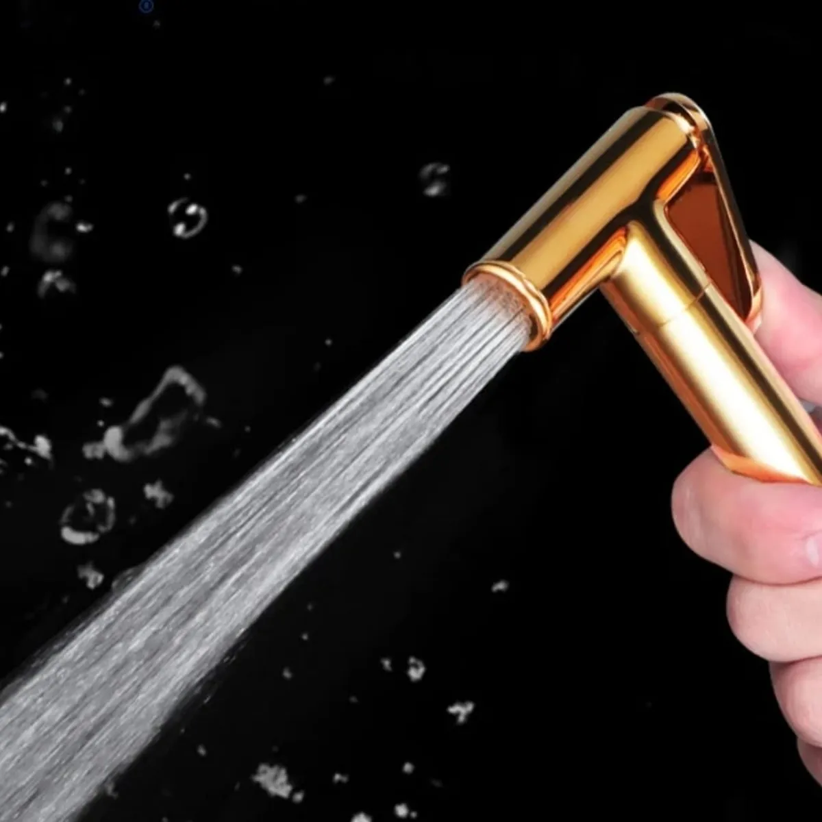 GENERICO - Ducha Bidé Dorado Oro Brillante Latón Pesado