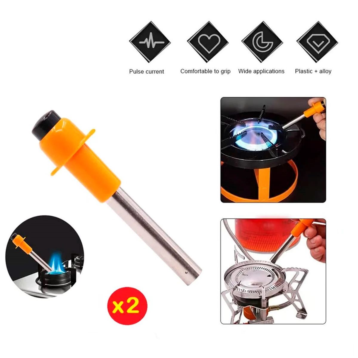 GENERICO - Pack de 2 encendedor infinito