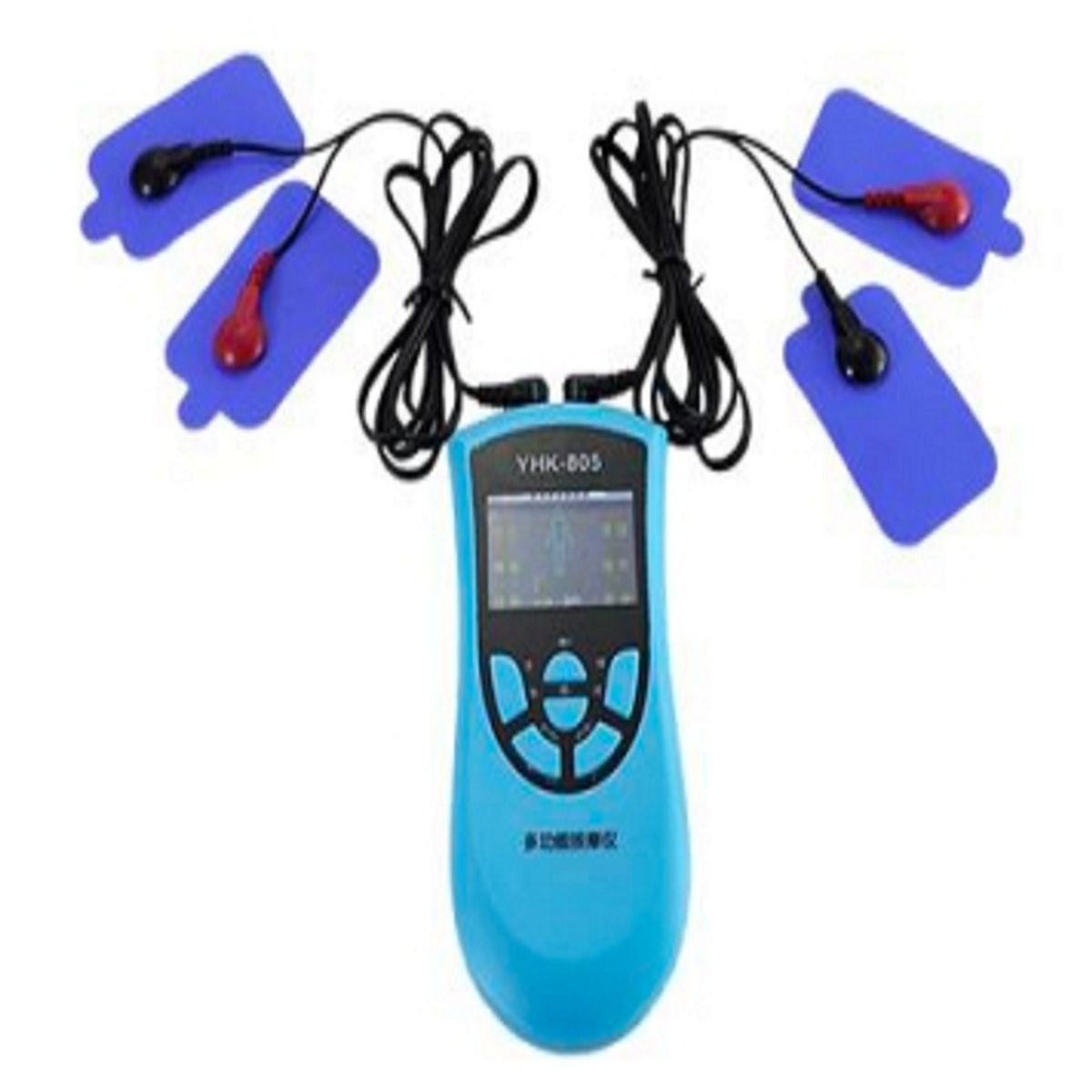 VICTORIA - Masajeador Eléctrico con parches Tens Electrodos-celeste