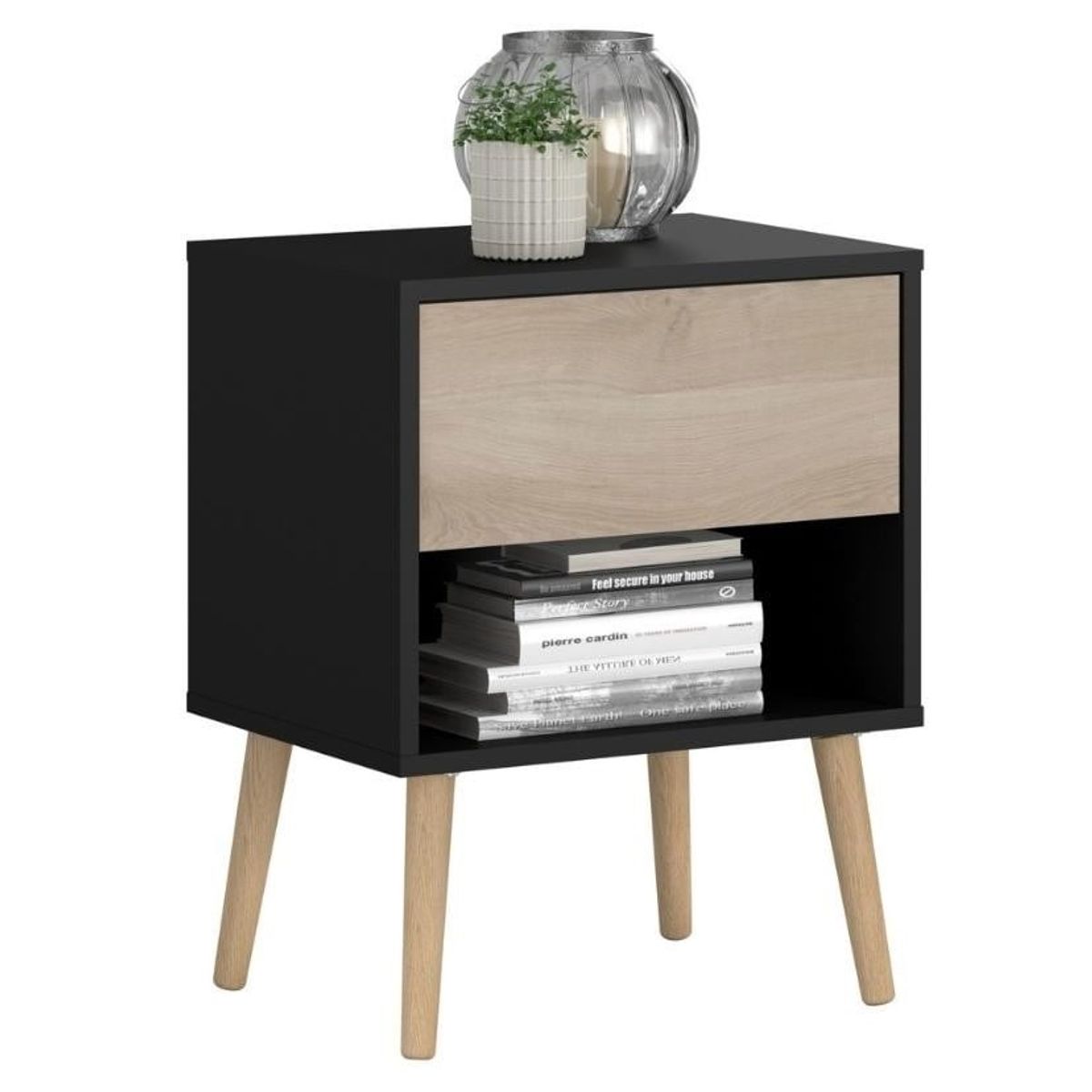 73 EXPERIENCE - Velador Tejim Color Negro & Ceniza 73 Experience