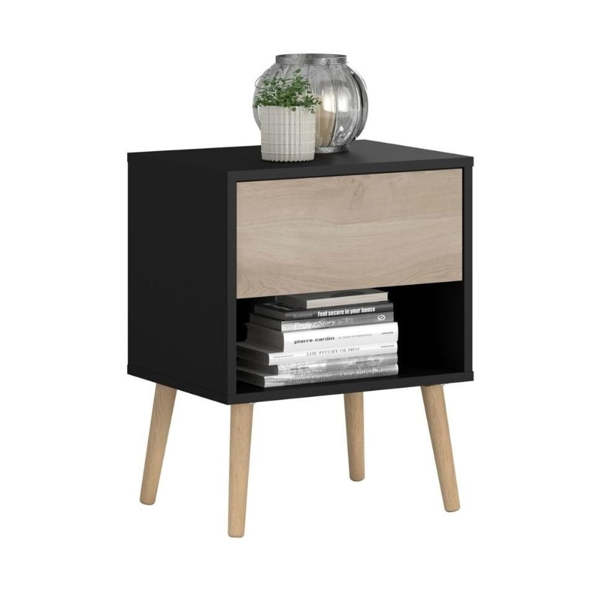 73 EXPERIENCE - Velador Tejim Color Negro & Ceniza 73 Experience