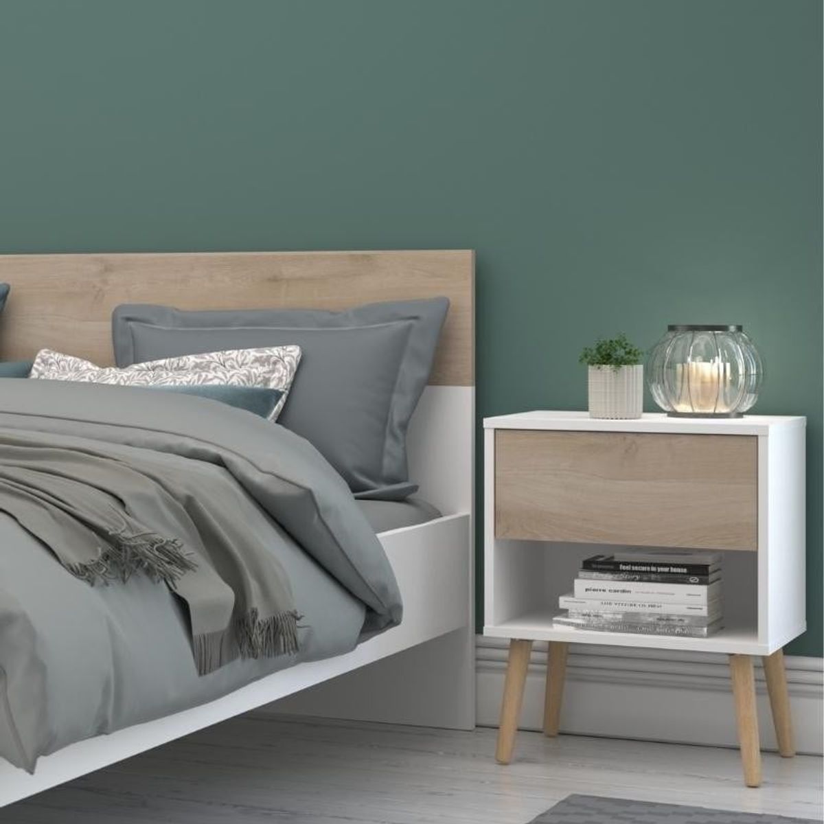 73 EXPERIENCE - Velador Tejam Color Blanco & Ceniza 73 Experience