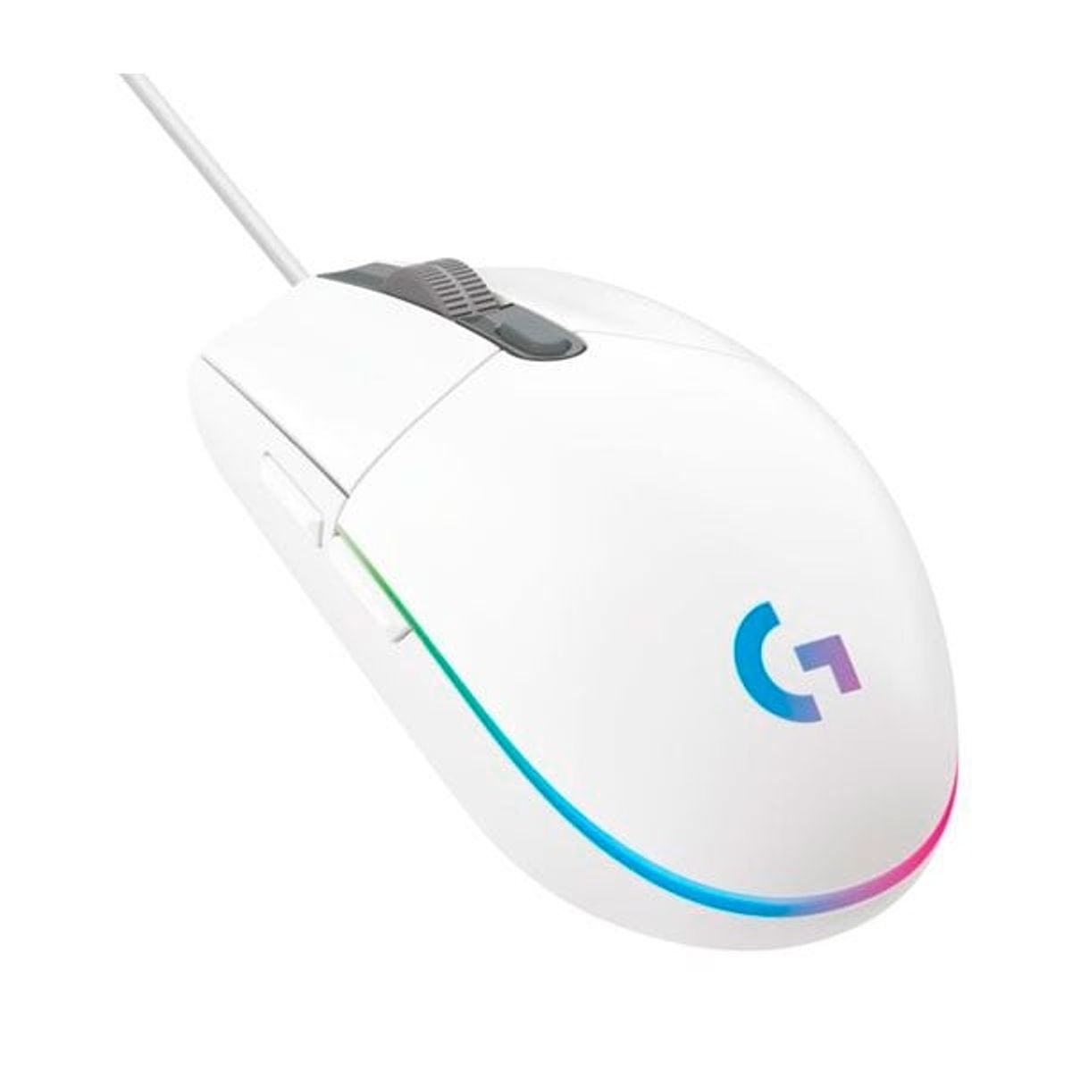 LOGITECH - Mouse Logitech G203 Blanco Lightsync Rgb 8,000 Dpi