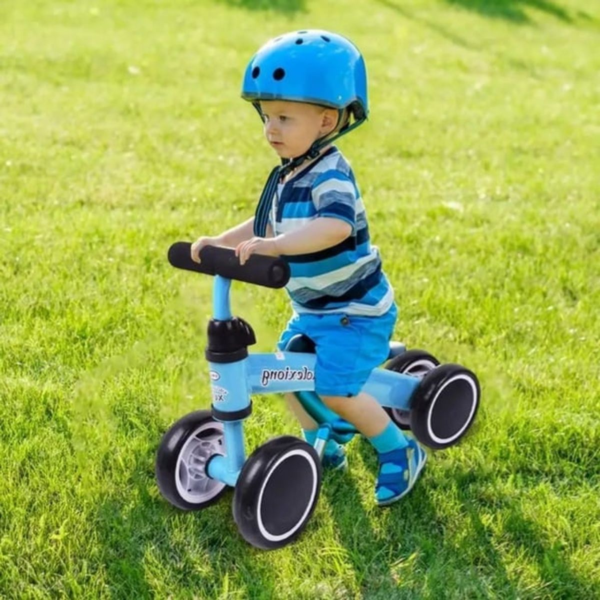 GENERICO - BICICLETA TRICICLO BUGUI DE EQUILIBRIO AZUL