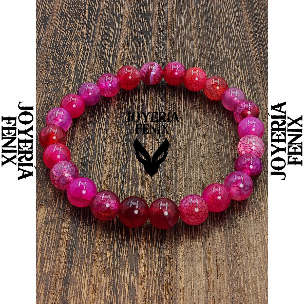 JOYERIA FENIX - Pulsera Piedra Natural Elástica 8mm Joyería Fenix