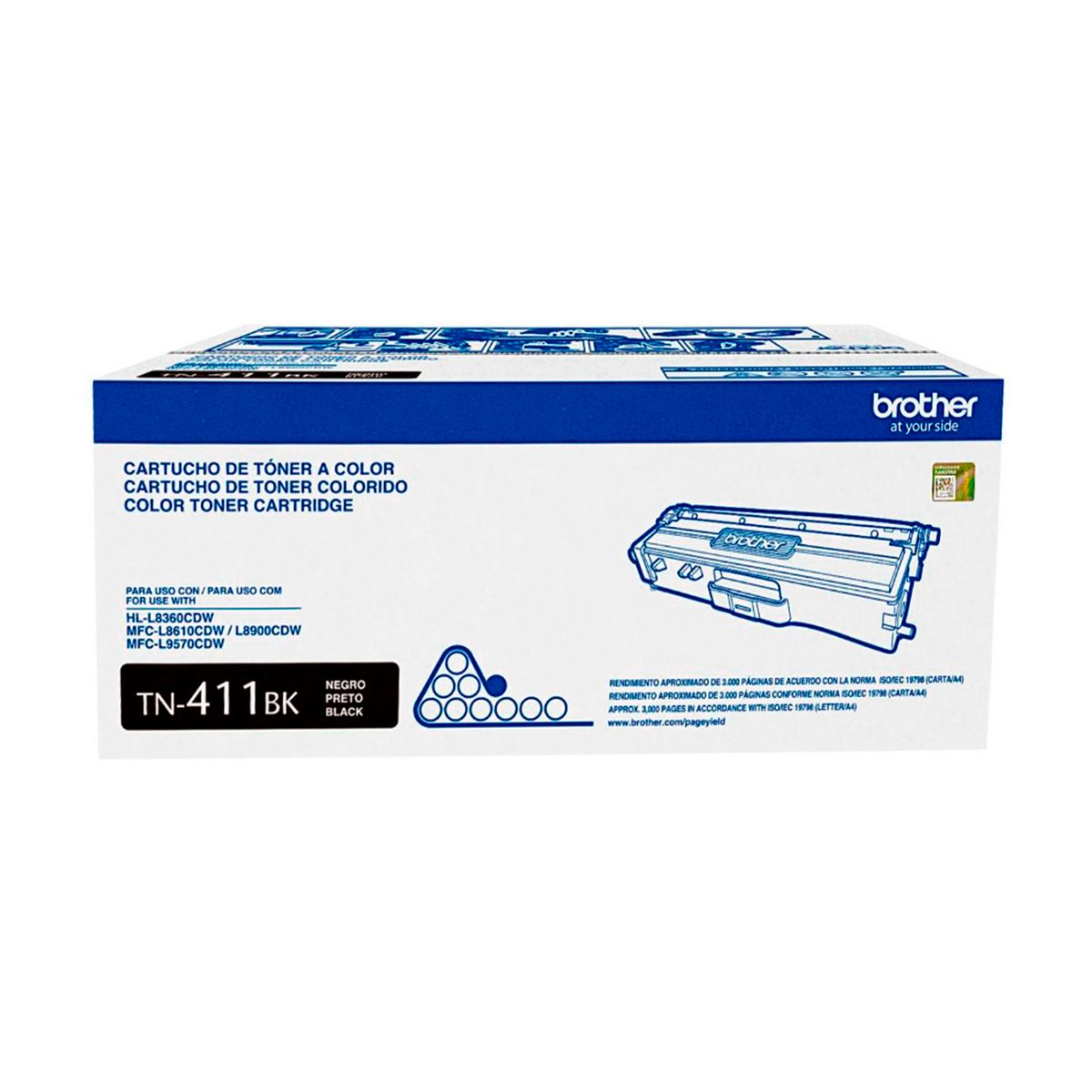 BROTHER - TONER BROTHER TN416BK NEGRO 6500 PAG MFC-L8900CDW PN TN416BK