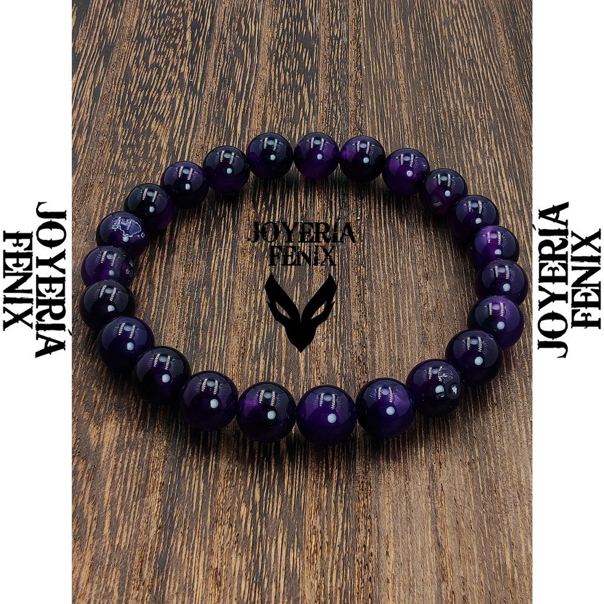 JOYERIA FENIX - Pulsera Piedra Natural Elástica 8mm Joyería Fenix