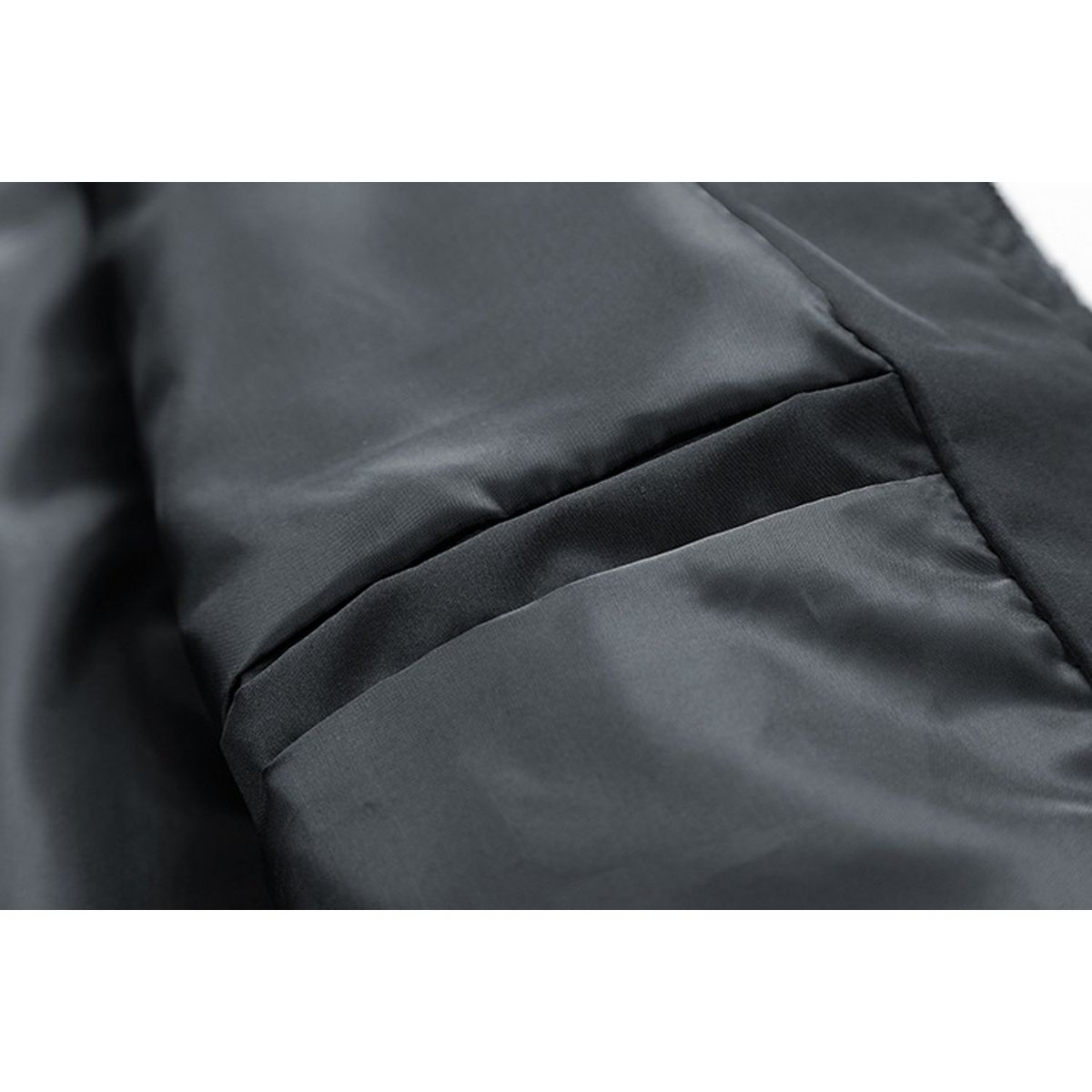 TIOZONEY - Chaqueta con cierre para hombre - Azul