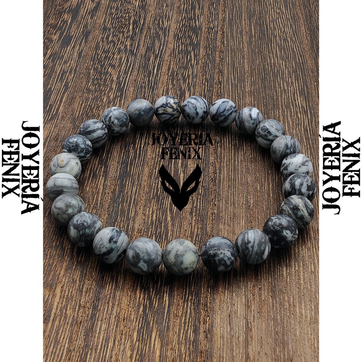 JOYERIA FENIX - Pulsera Piedra Natural Elástica 8mm Joyería Fenix