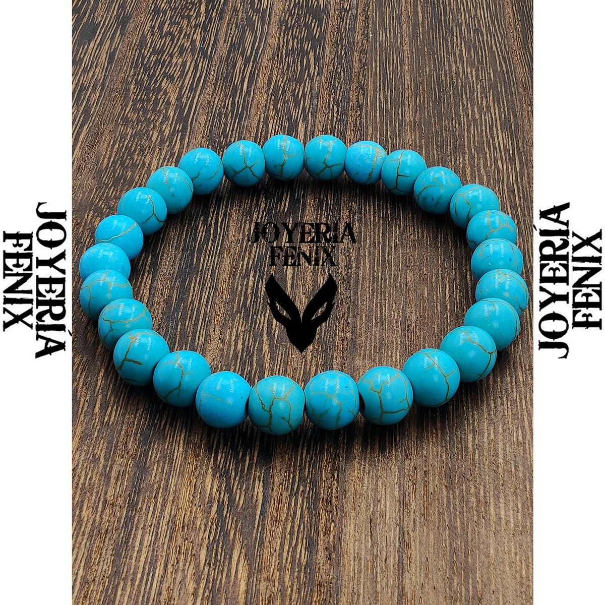 JOYERIA FENIX - Pulsera Piedra Natural Elástica 8mm Joyería Fenix