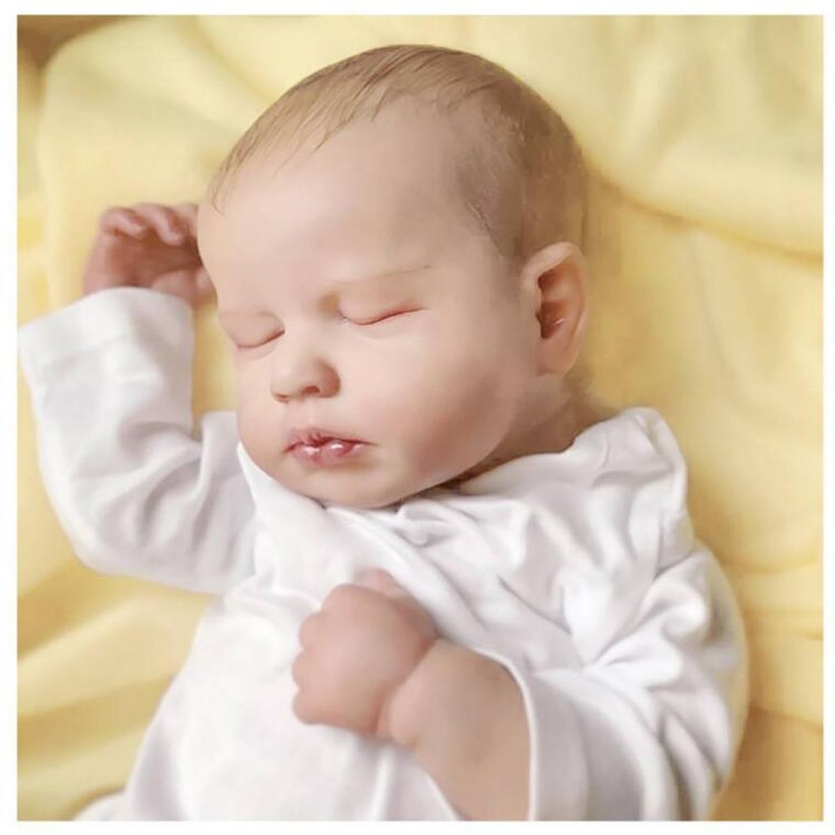 TIOZONEY - Muñeca bebe reborn vinilo de silicona juguetes para 49cm