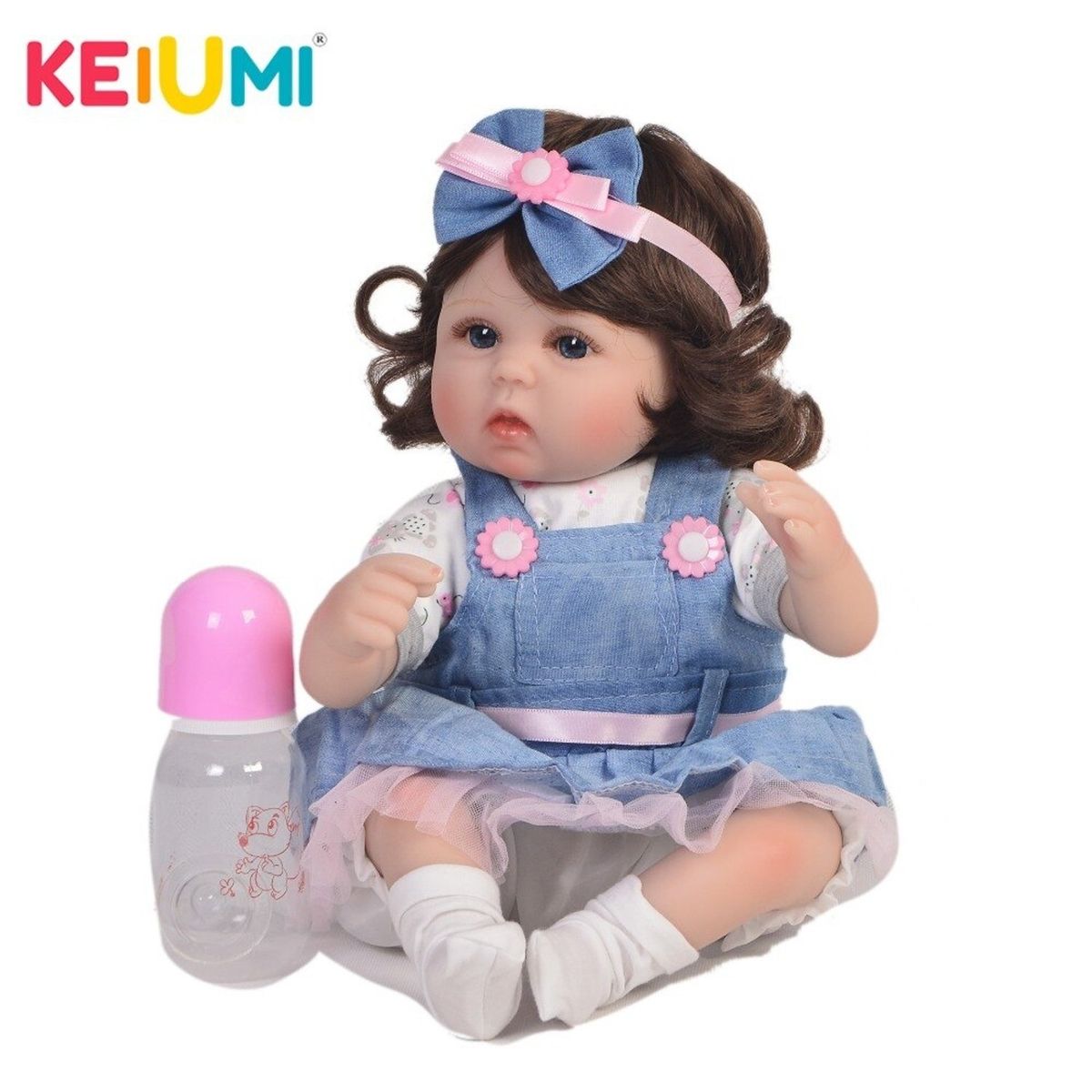 TIOZONEY - Muñeca bebe reborn vinilo de silicona juguetes