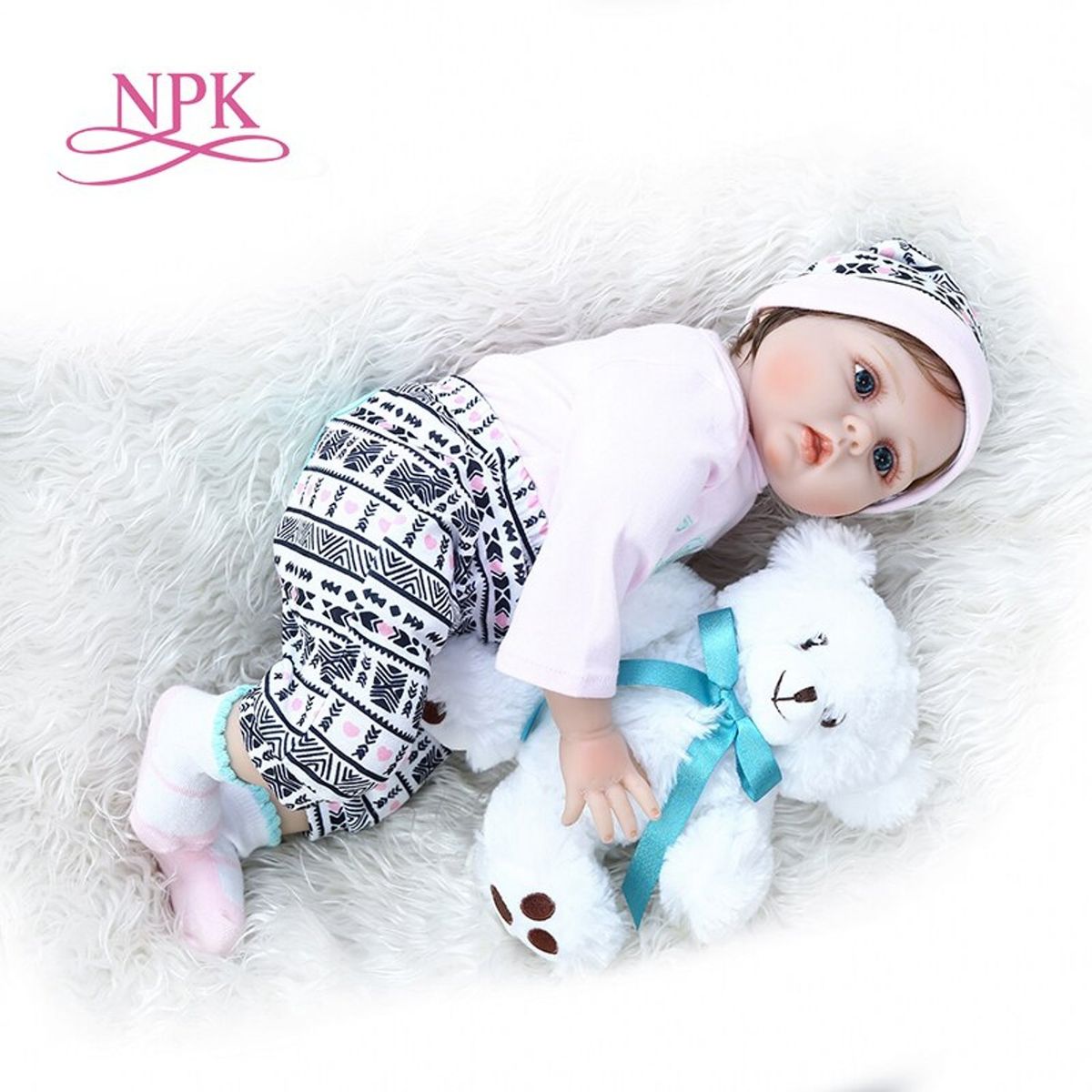 TIOZONEY - Muñeca bebe reborn vinilo de silicona juguetes