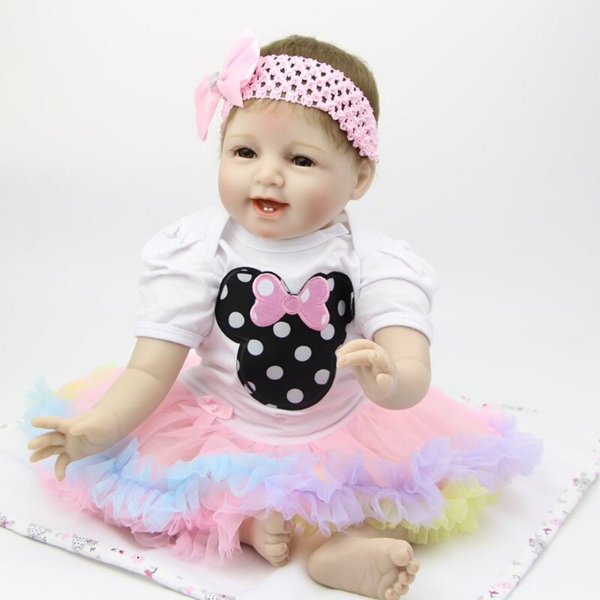 TIOZONEY - Muñeca bebe reborn vinilo de silicona juguetes