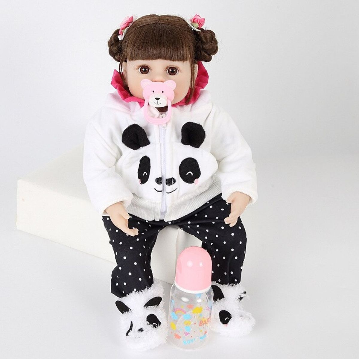 TIOZONEY - Muñeca bebe reborn vinilo de silicona juguetes