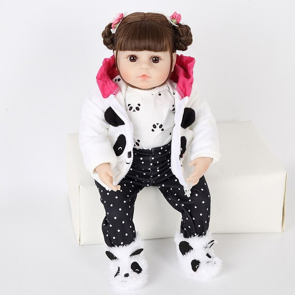 TIOZONEY - Muñeca bebe reborn vinilo de silicona juguetes