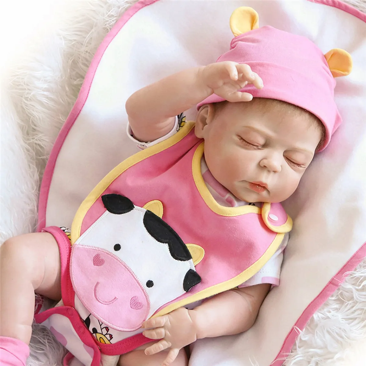 TIOZONEY - Muñeca bebe reborn vinilo de silicona juguetes