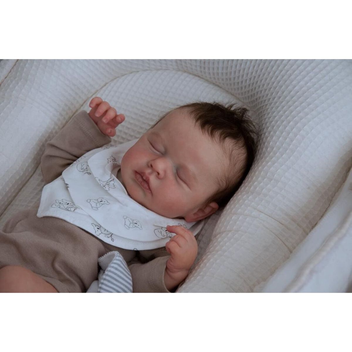 TIOZONEY - Muñeca bebe reborn vinilo de silicona juguetes para 48cm