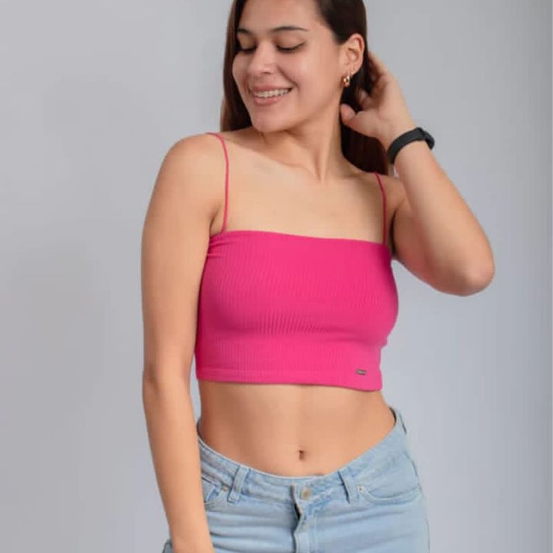 GENERICO - Basico Mujer Top Rip Emma Lynch Fucsia